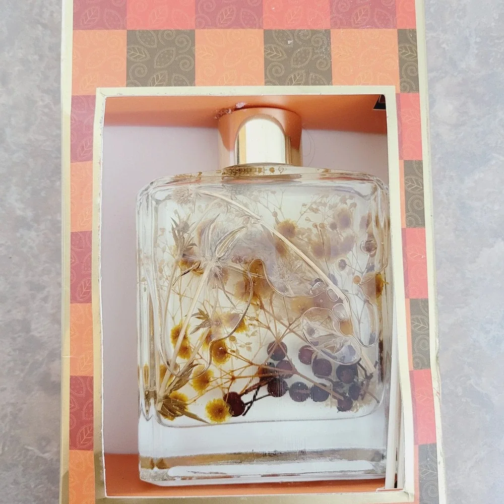 NIB NEW GC Botanicals Vanilla Pumpkin 12 Reed Diffuser Home Fragrance 7.04oz USA